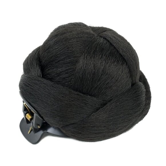 Braided Chignon Bun Maker Hairpiece for Updo Styling Non-Slip Secure Hold main image 5
